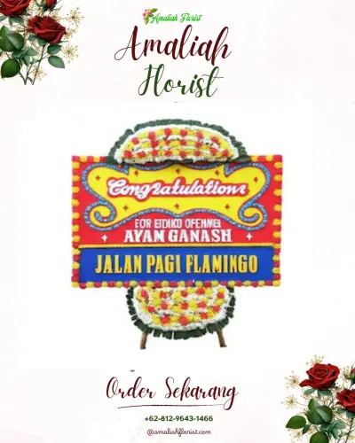Bunga Papan Congratulation di Salatiga